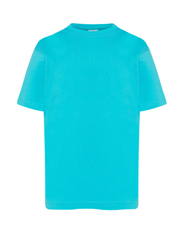 Camiseta infantil turquesa